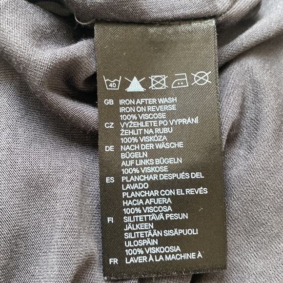 TAINTED LOVE Gray Flowing Shirt - Picture 6 of 8